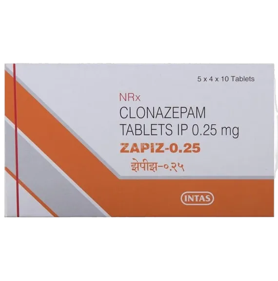 zapiz 0.25mg tablet 10's